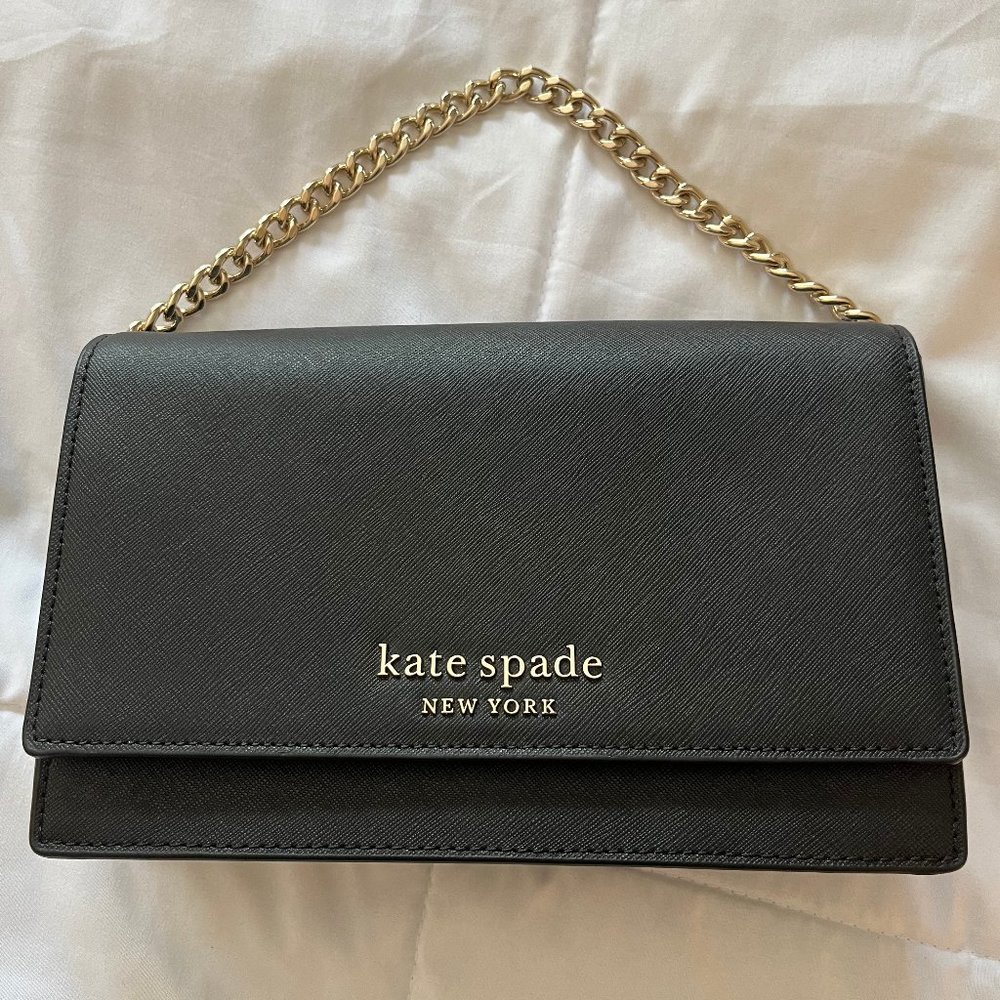 Small Kate Spade Crossbody in Black